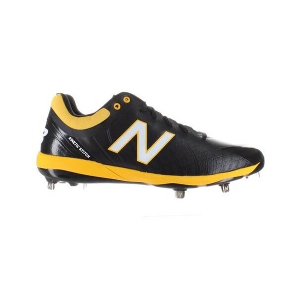 New Balance Other - New Balance Men's L4040by5 Black/Yellow Baseball Cleats Size 7.5 D